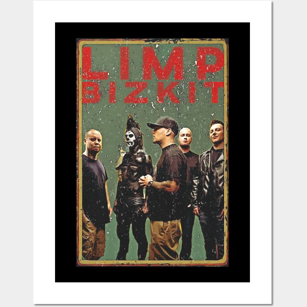 Limp Bizkit | Vintage Rtro Poster Wall Art by elmejikono